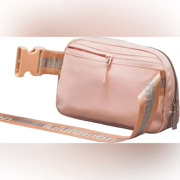 NWT LULULEMON PINK WORDMARK 1L BELT BAG - Picture 4 of 7